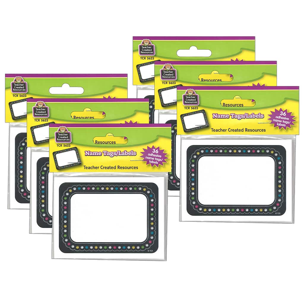 TCR20871 Teacher Created Resources Chalkboard Brights Labels 